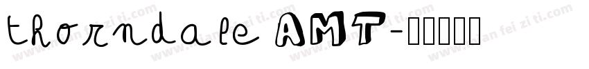 thorndale AMT字体转换